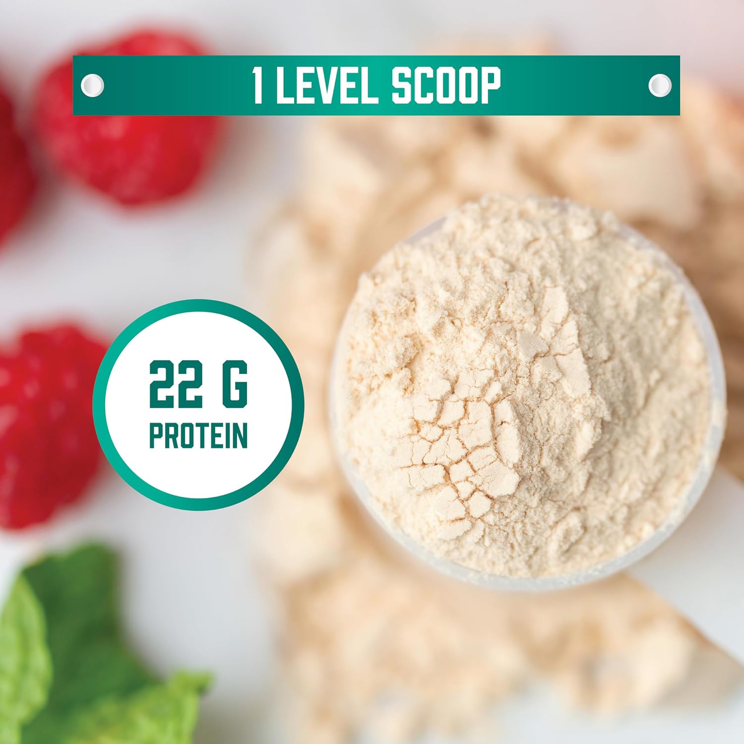NOW Foods Sports Nutrition, Plant Protein Complex 22 g, Creamy Vanilla Powder, 2-Pound